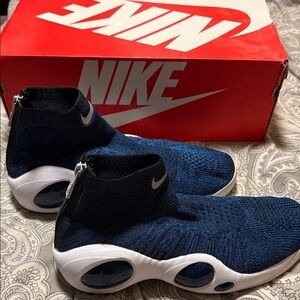 Nike Flight Blue and White Athletic Shoes